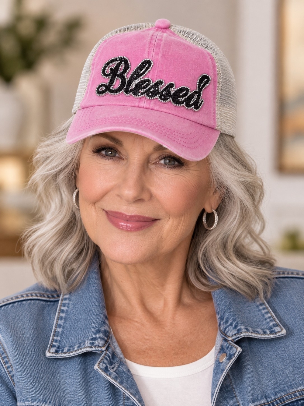 Blessed Pink Trucker Hat Only 4 Left